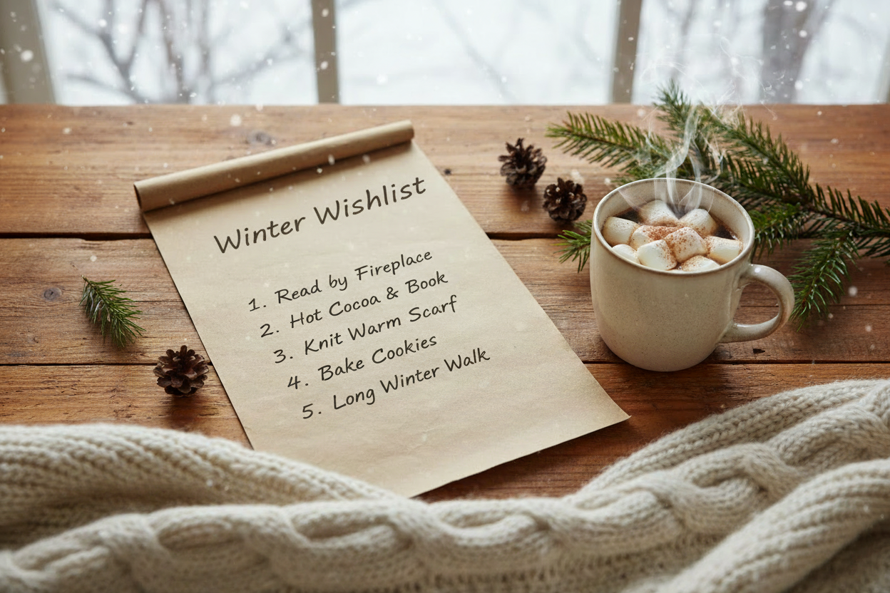The Winter Wishlist from Terra Powders best selling home goods and clean food for winter.