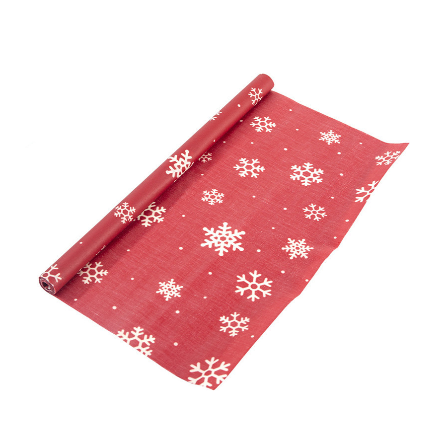 Beeswax Wrap Single Roll Winter Snow Print