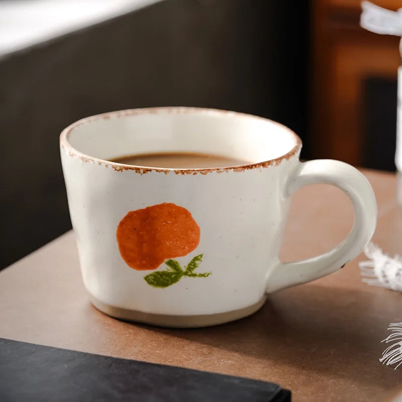 Cup Of Coffee Apple Orchard Fruit Ceramic Mug