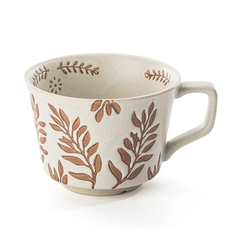 Olive Grove Organic Botanics Ceramic Tea Cup With Exposed Base