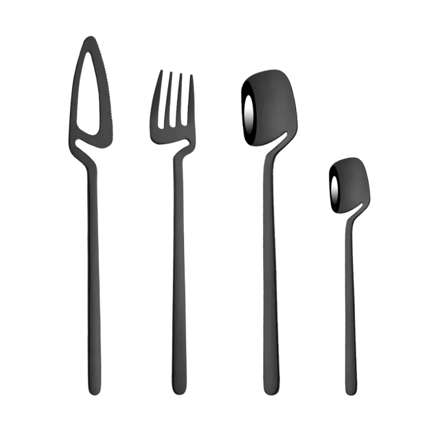 Surreal Stainless Steel Flatware 16 Piece Set