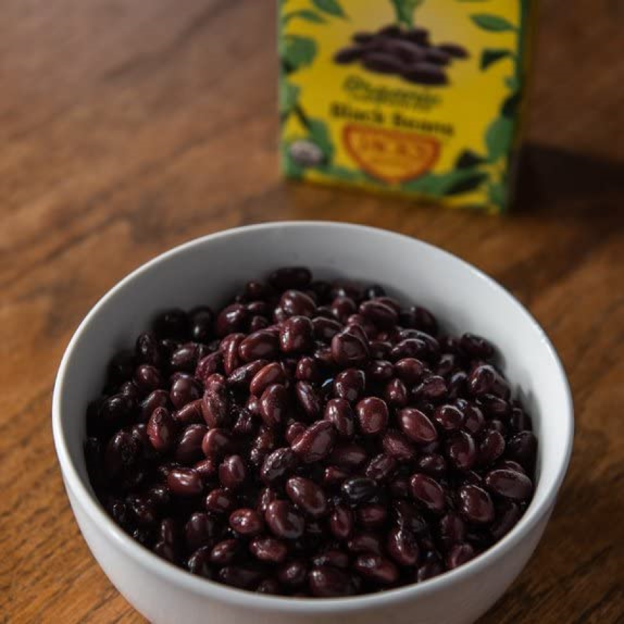 Bowl Of Organic Black Beans Jack's Quality Box Of Beans