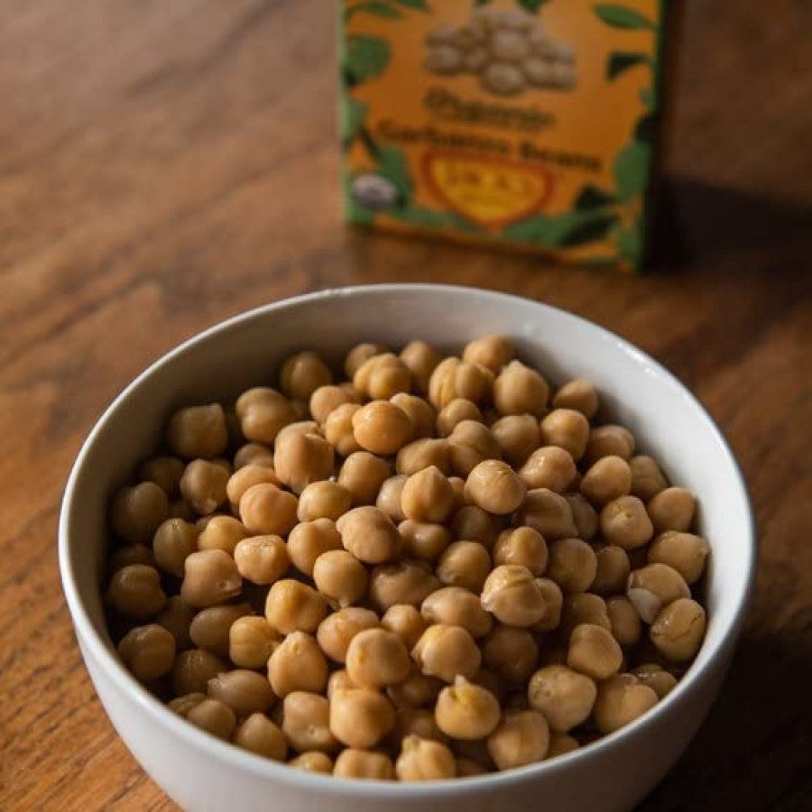 Bowl Of Organic Garbanzo Beans Jack's Quality Box Of Beans