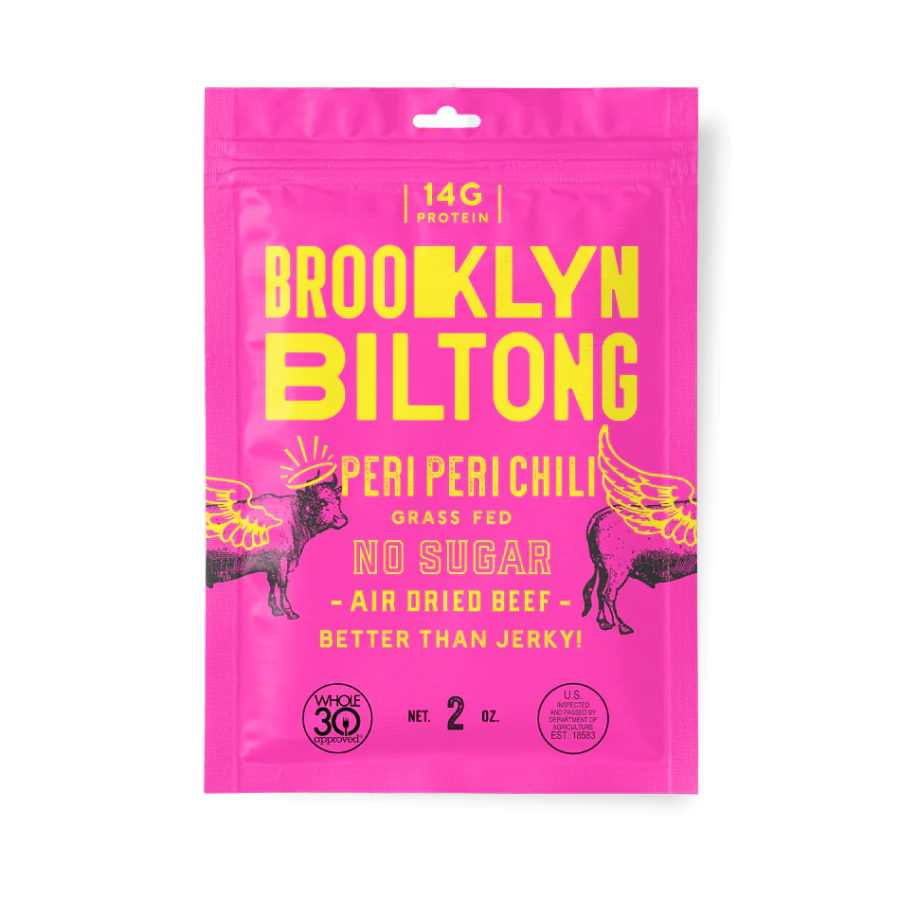 Brooklyn Biltong Grass-Fed Beef Peri Peri Chili 2oz