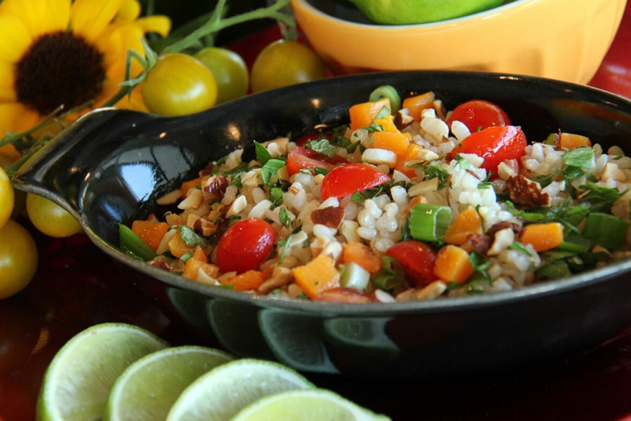 Brown Rice Tabbouleh Lundberg Rice Recipe Short Grain Brown