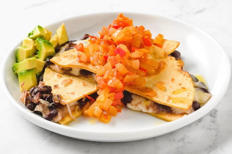 Fillo's Recipe Cuban Black Beans Sofrito Quesadilla