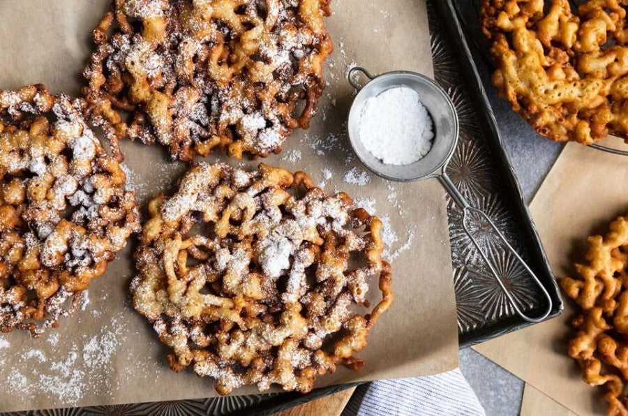 Organic Funnel Cakes Made With King Arthur Flour