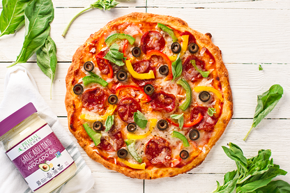Garlic Aioli Primal Pizza Recipe Using Fresh Vegetables And Avocado Oil Mayonnaise From Primal Kitchen