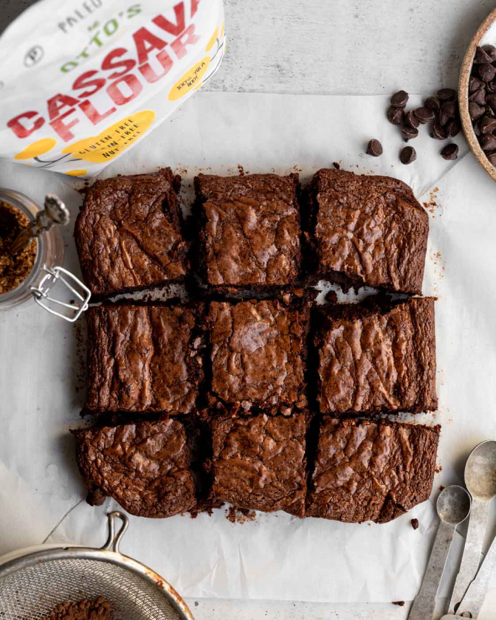 Otto's Gluten Free Paleo Chocolate Brownies With Cassava Root Flour