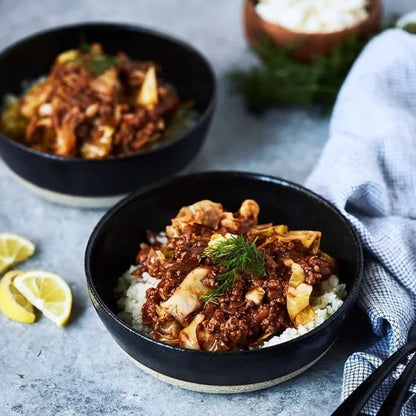 Greek Lamb And Cabbage Bowls Terra Delyssa Organic Extra Virgin Olive Oil Recipe