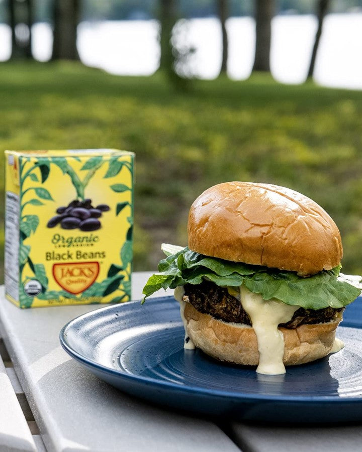 Jack's Quality Box Of Black Beans Make Delicious Black Bean Burgers