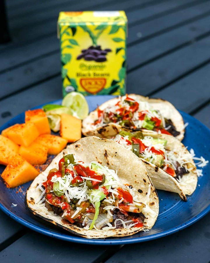 Vegan Recipe Using Jack's Black Beans For Black Bean Tacos