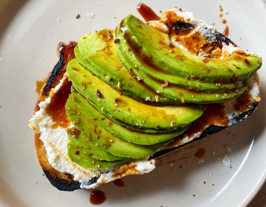 Joolies Medjool Date Syrup Ricotta Avocado Toast