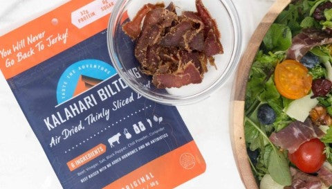 Original Biltong Kalahari Meat With Fresh Beef Biltong Salad