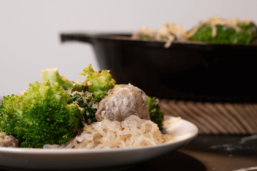 Low Carb Spaghetti With Italian Sausage And Broccoli Recipe Healthy It's Skinny Pasta