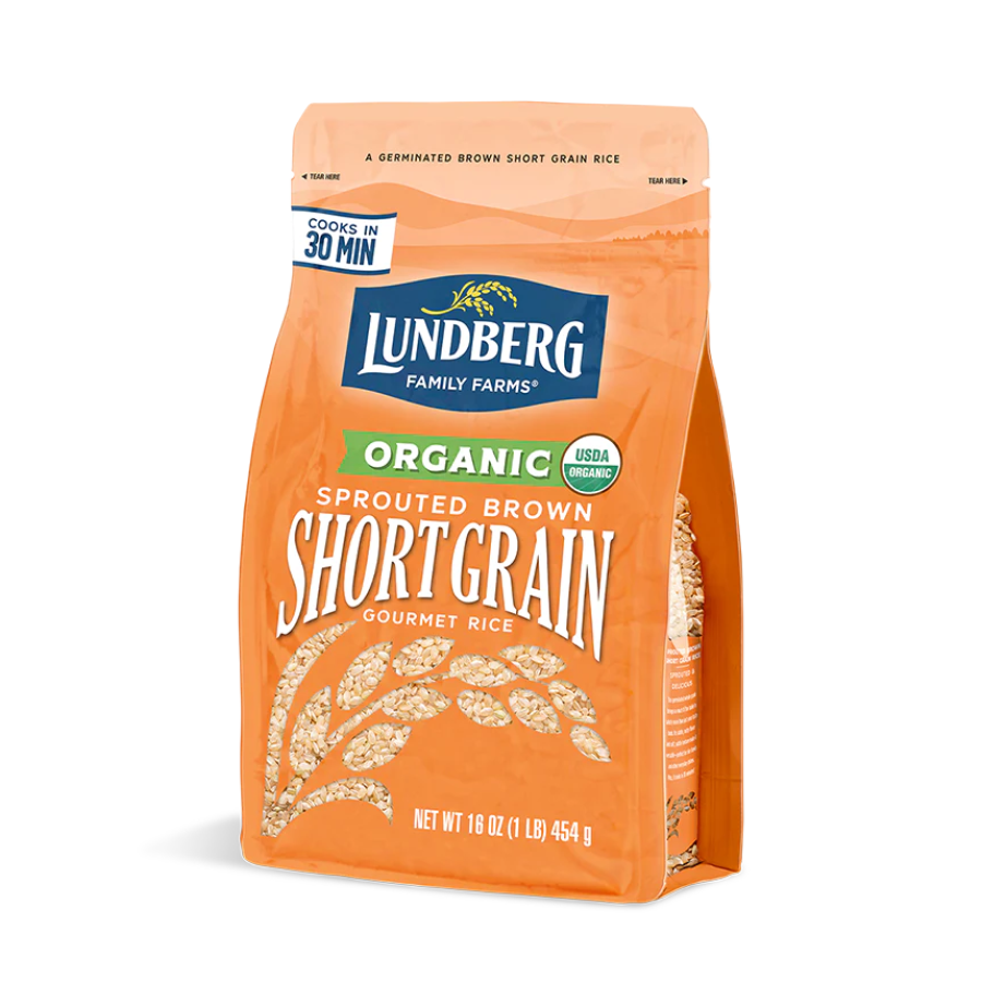 Lundberg Family Farms Organic Sprouted Brown Short Grain Rice 16oz