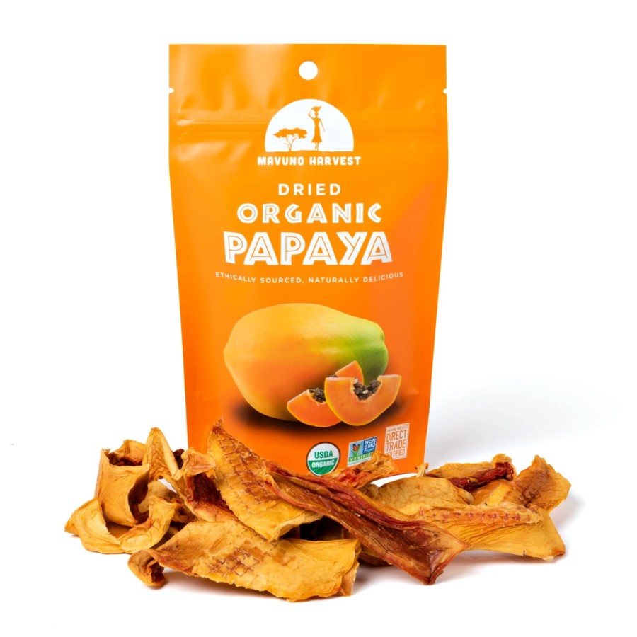 Mavuno Harvest Organic Dried Papaya 2oz