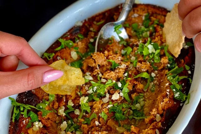 People Eating Fillo's Sofrito Recipe Tex-Mex Dip