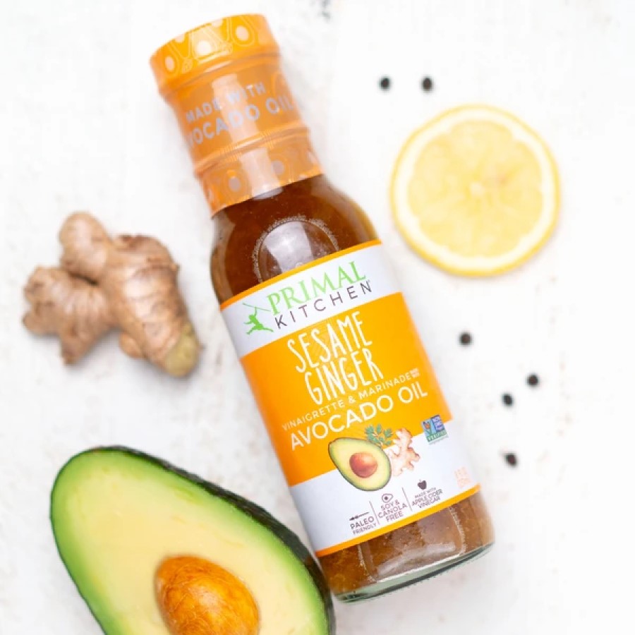 Primal Kitchen Sesame Ginger Vinaigrette And Marinade Made With Avocado Oil Ginger Root Lemon