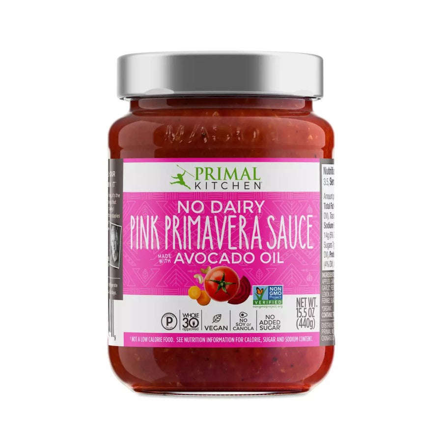 Primal Kitchen No Dairy Pink Primavera Sauce With Avocado Oil 15.5oz