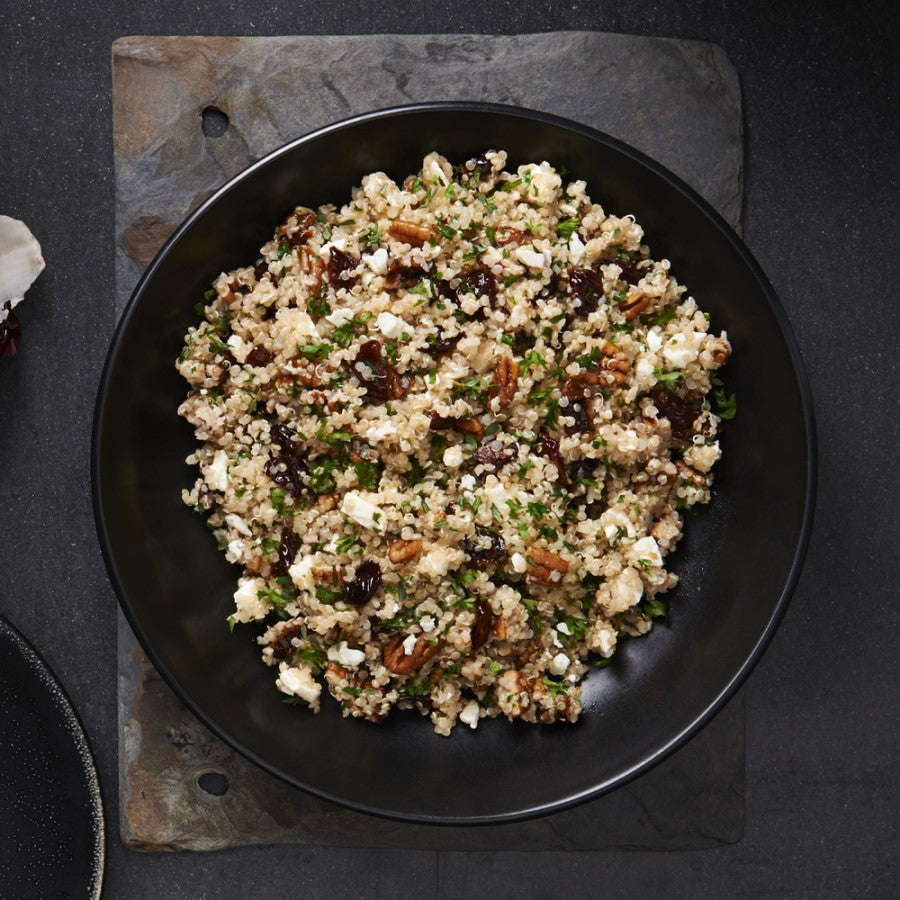 Organic Quinoa Cherry And Feta Salad With TruRoots Quinoa