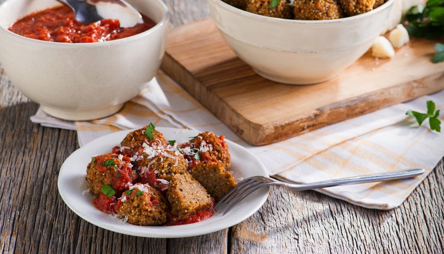 Quinoa Meatballs Lundberg Organic White Quinoa Recipe