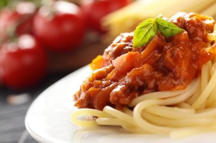 Ragu Bolognese Made With Organic Spaghetti Noodles From Alessi