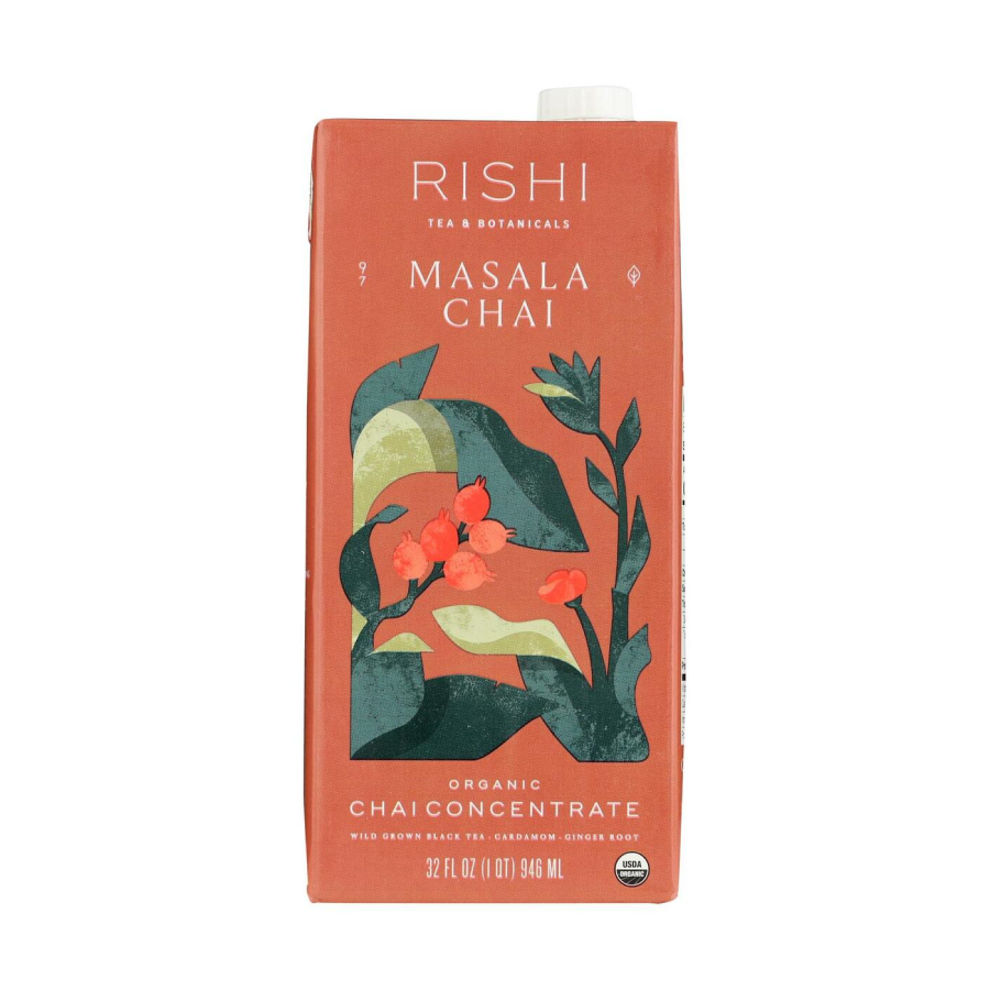 Rishi Tea Masala Chai Tea Organic Concentrate 32oz