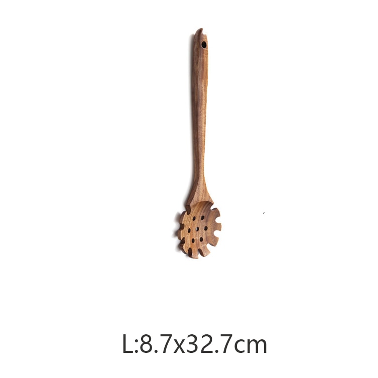 Teak Wood Cooking Utensil L Pasta Server