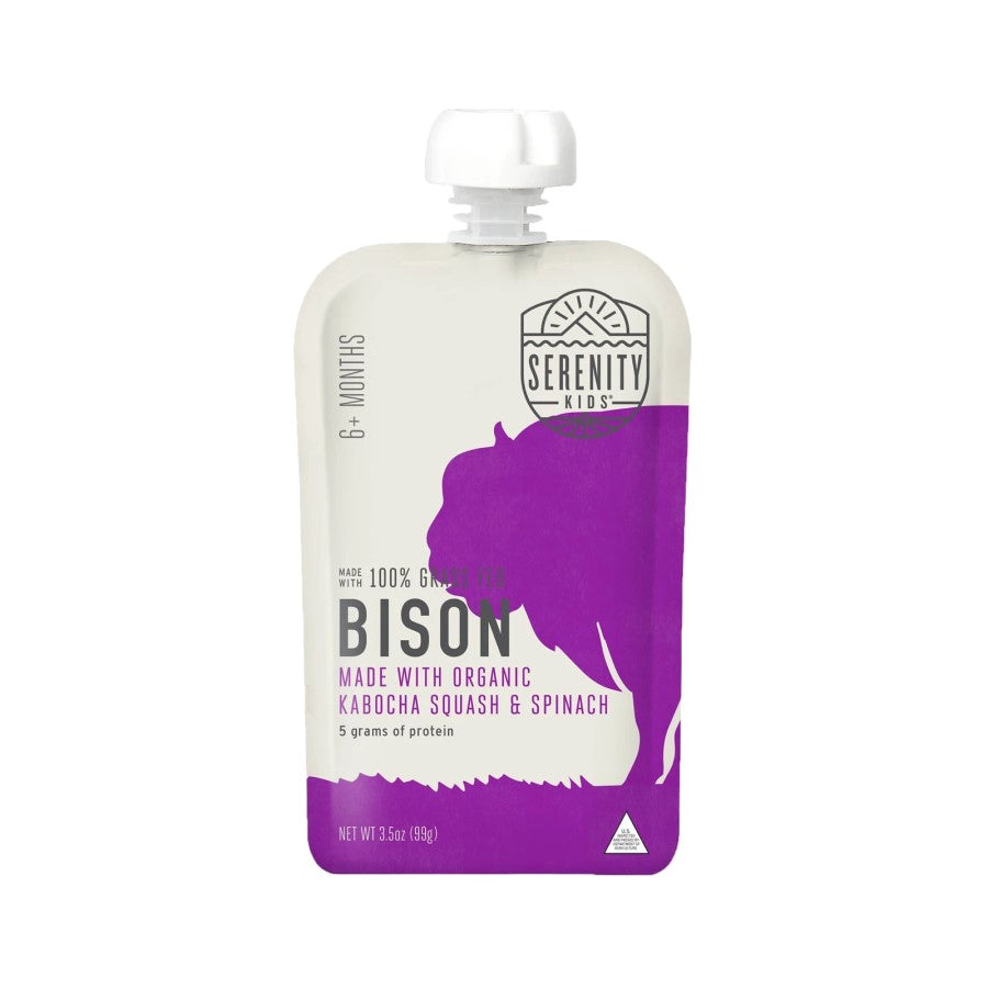 Serenity Kids Bison With Organic Kabocha & Spinach 3.5oz