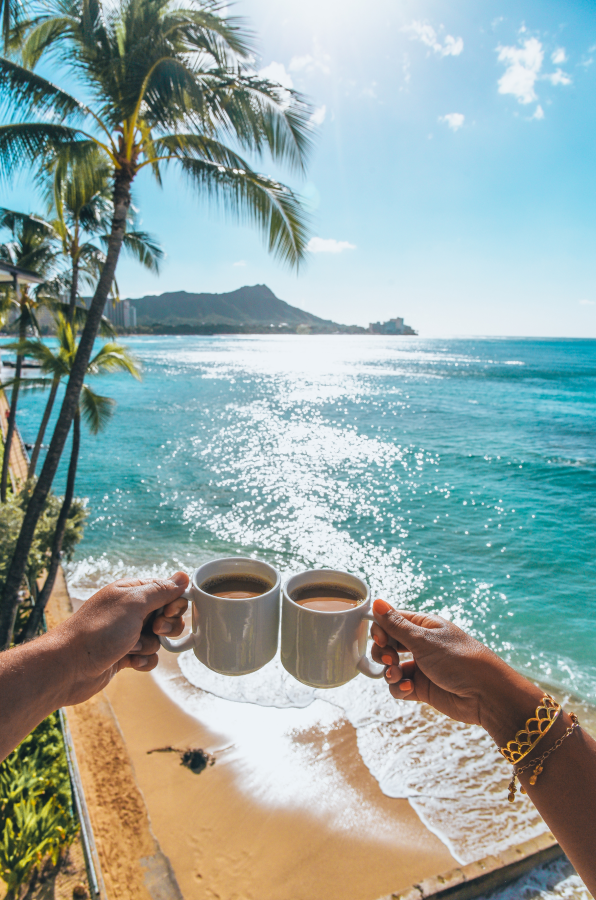 Enjoy Laird coffee iced on the beach or at home.