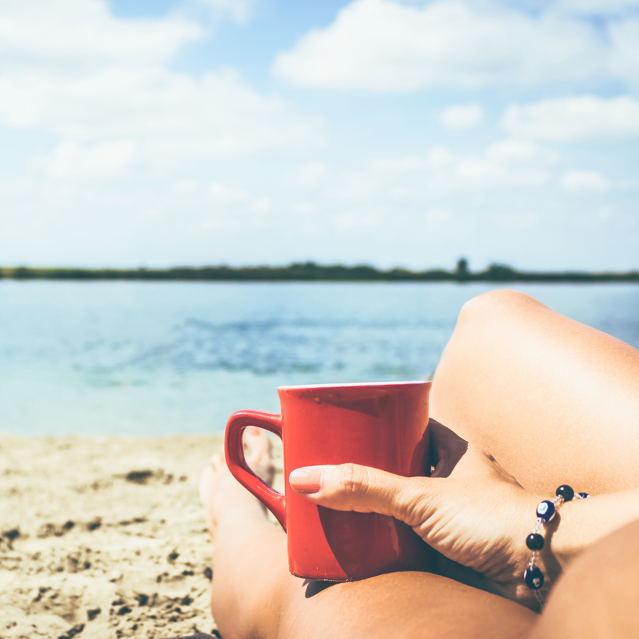 Enjoy Laird coffee on the beach or at home.