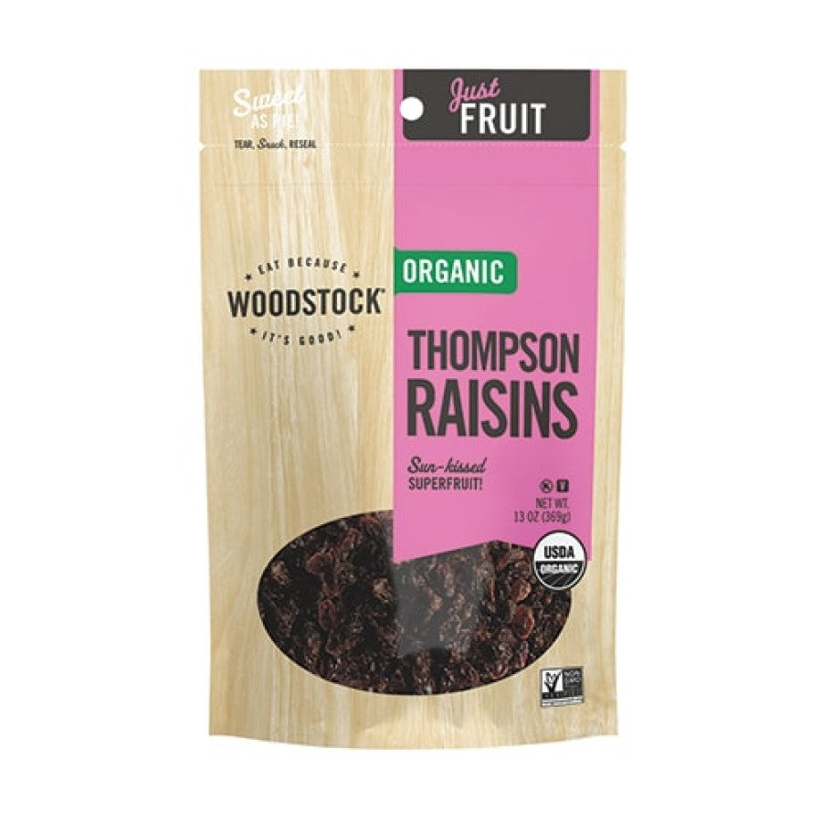 Woodstock Organic Thompson Raisins 13oz