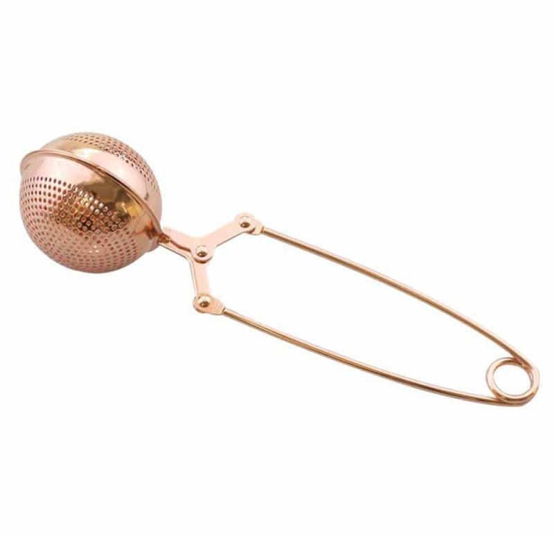 Terra Powders Rose Gold Stainless Steel Loose Leaf Tea Strainer